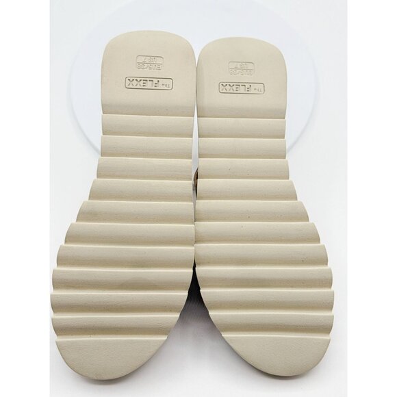 THE FLEXX Shore Thing Jaguar Print Comfort Sandal Size 7 Womens used once - Picture 7 of 7